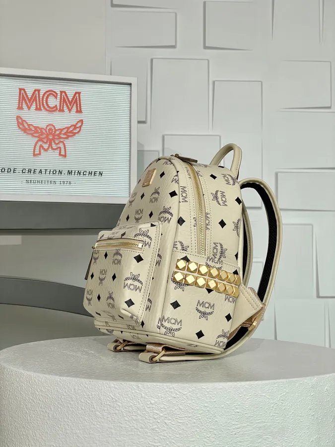 Visetos Mini Backpack in Beige
