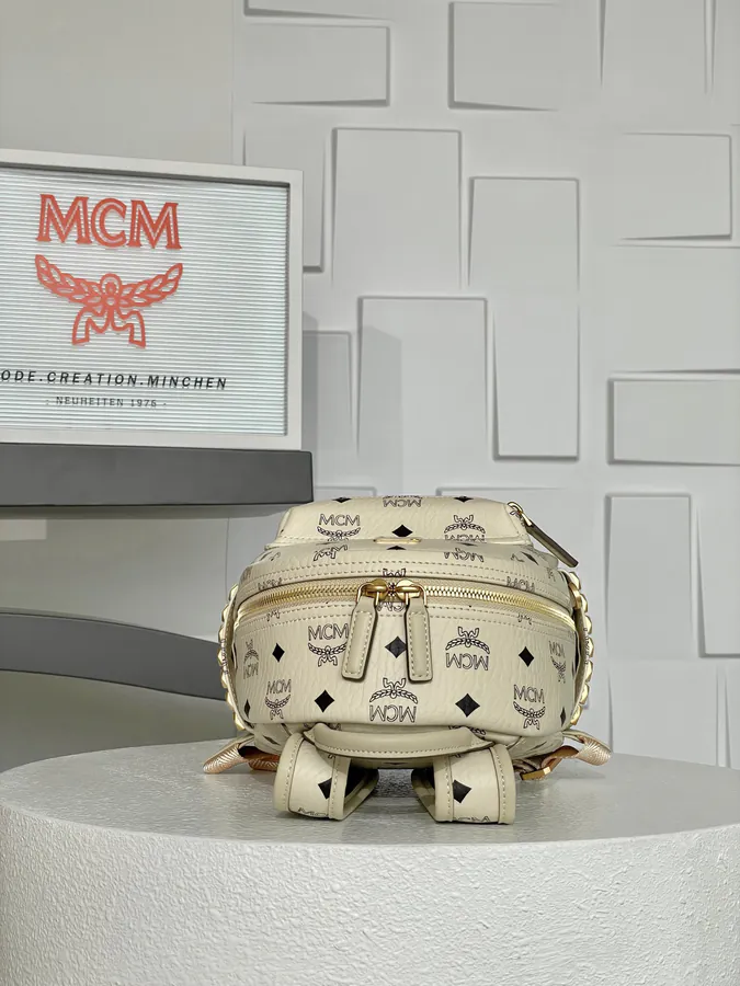 Visetos Mini Backpack in Beige