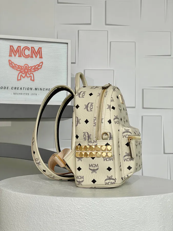Visetos Mini Backpack in Beige