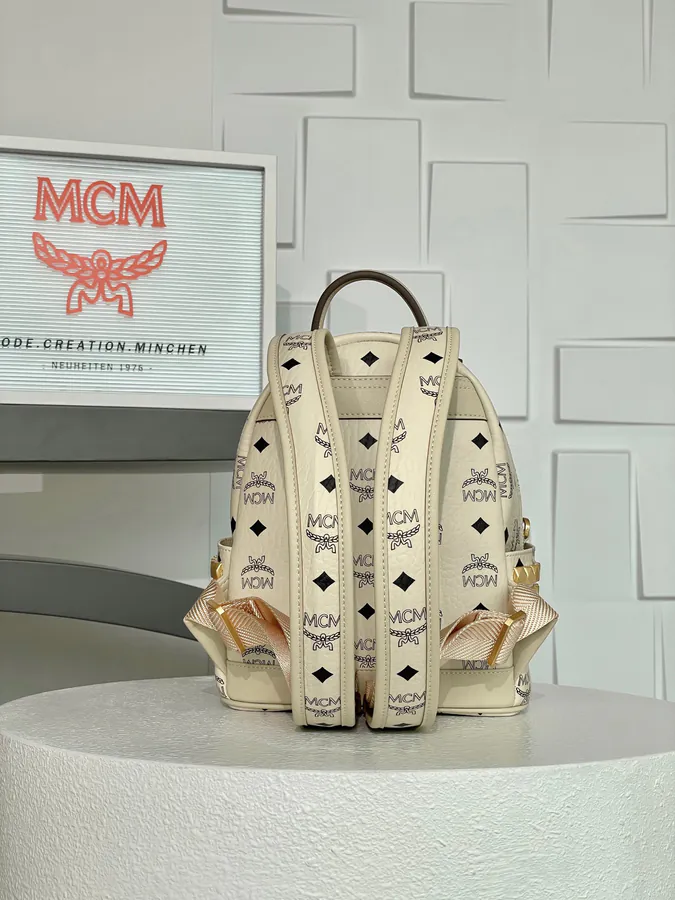 Visetos Mini Backpack in Beige