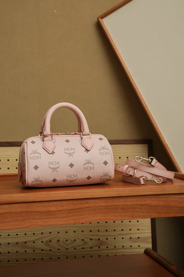 MCM Ella Visetos Mini Travel Bag