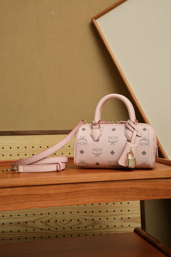 MCM Ella Visetos Mini Travel Bag