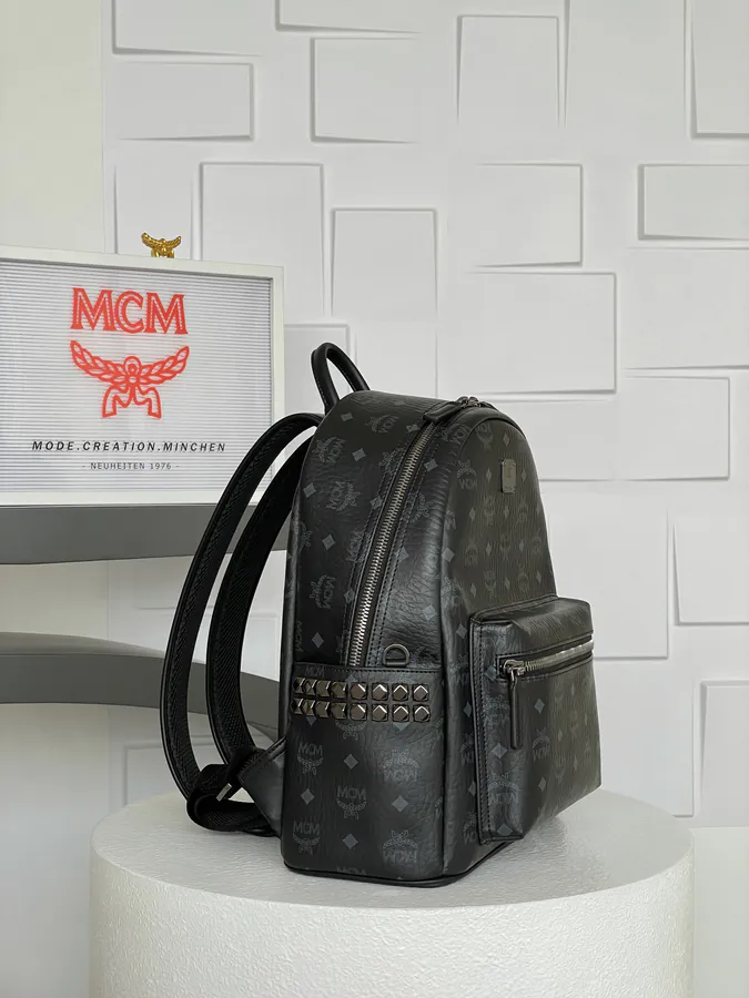 MCM Star Visetos New Double Shoulder Bag