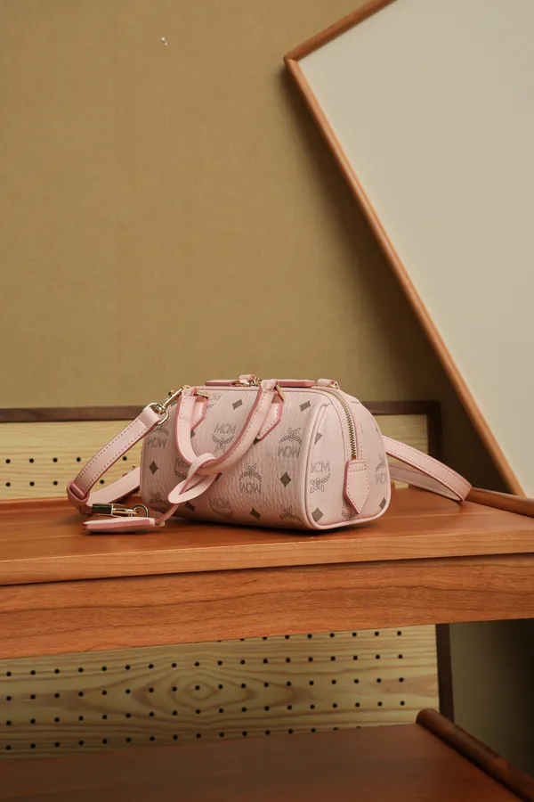 MCM Ella Visetos Mini Travel Bag