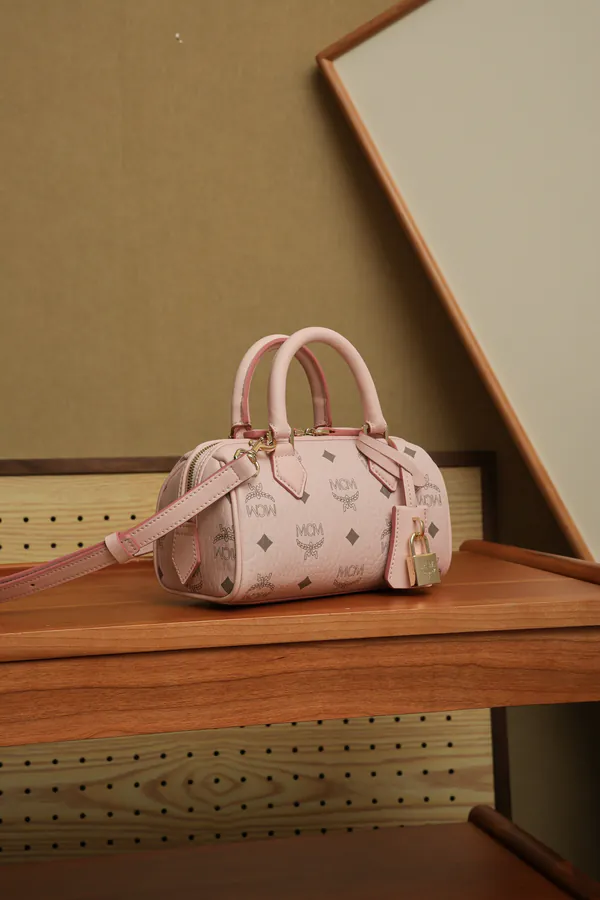 MCM Ella Visetos Mini Travel Bag