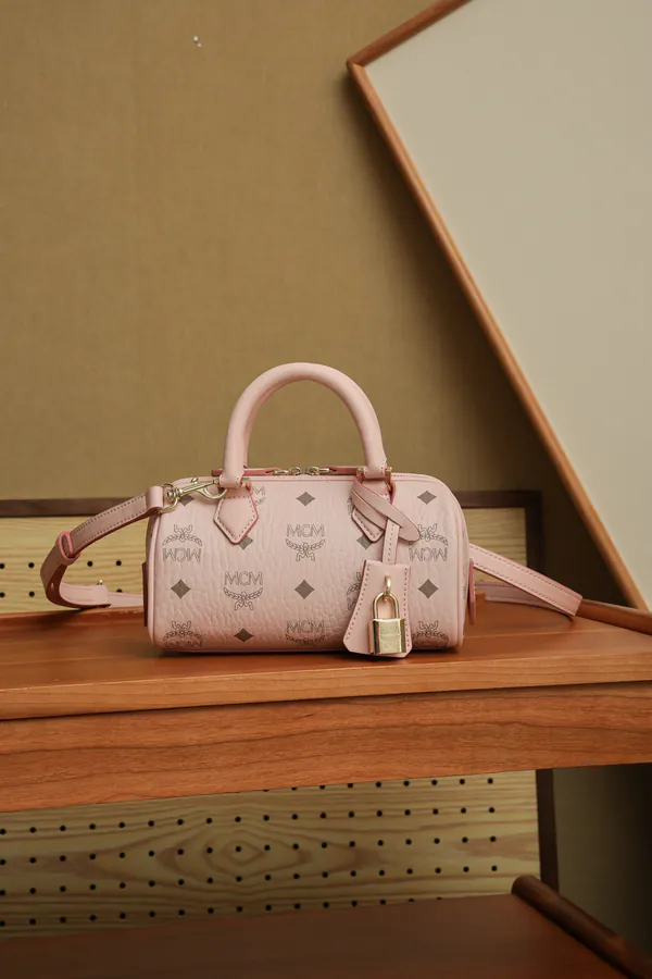 MCM Ella Visetos Mini Travel Bag