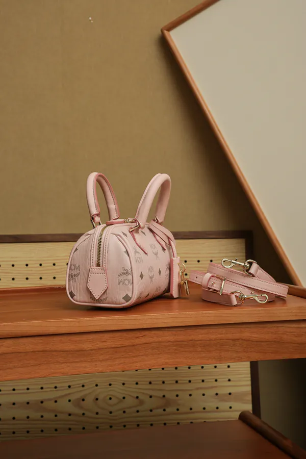 MCM Ella Visetos Mini Travel Bag