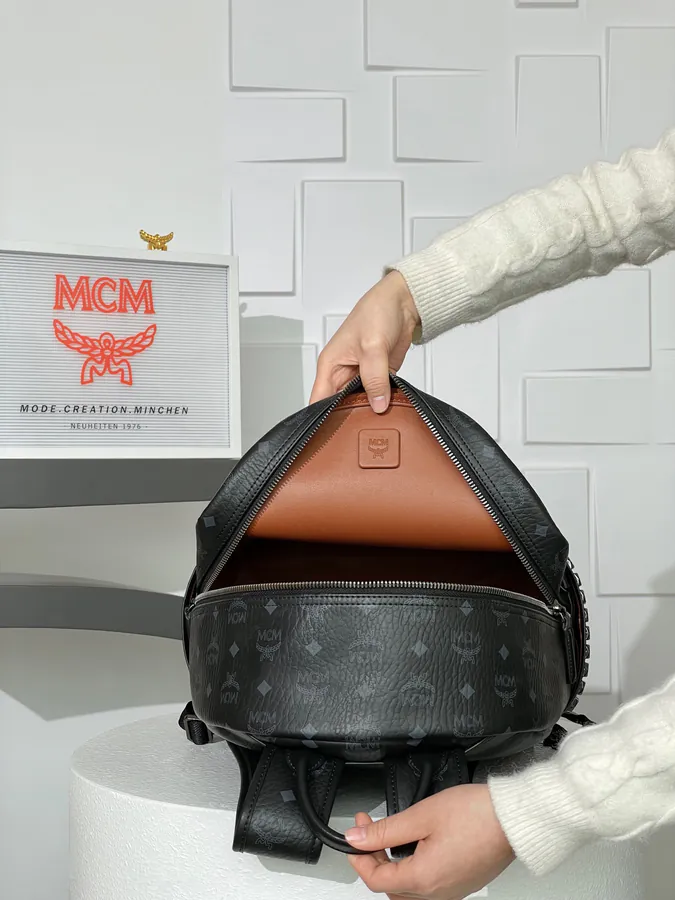 New Version MCM Stark Visetos Backpack