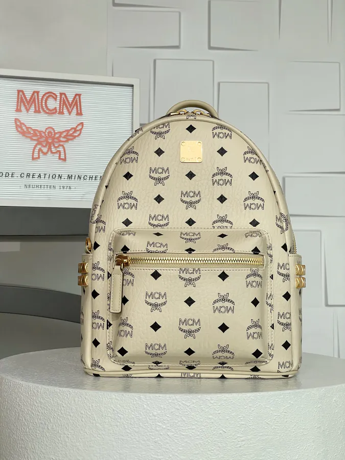 Mini MCM Starke Visitos Beige