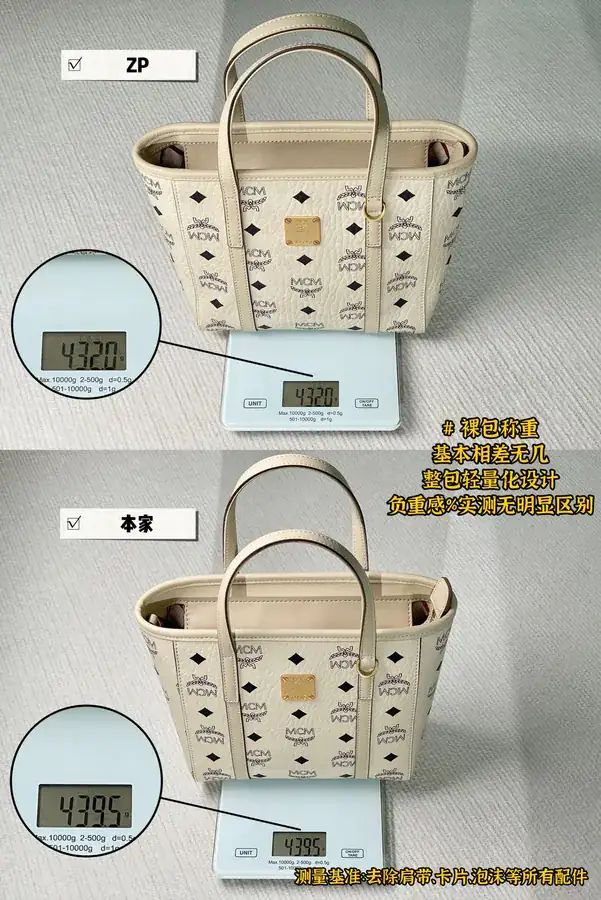 MCM Aren Visetos Mini Beige Bucket Bag