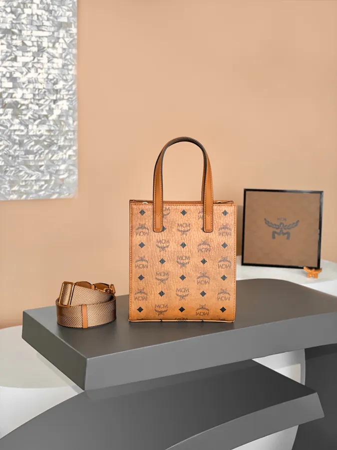 MCM Klassik Visetos Mini Crossbody