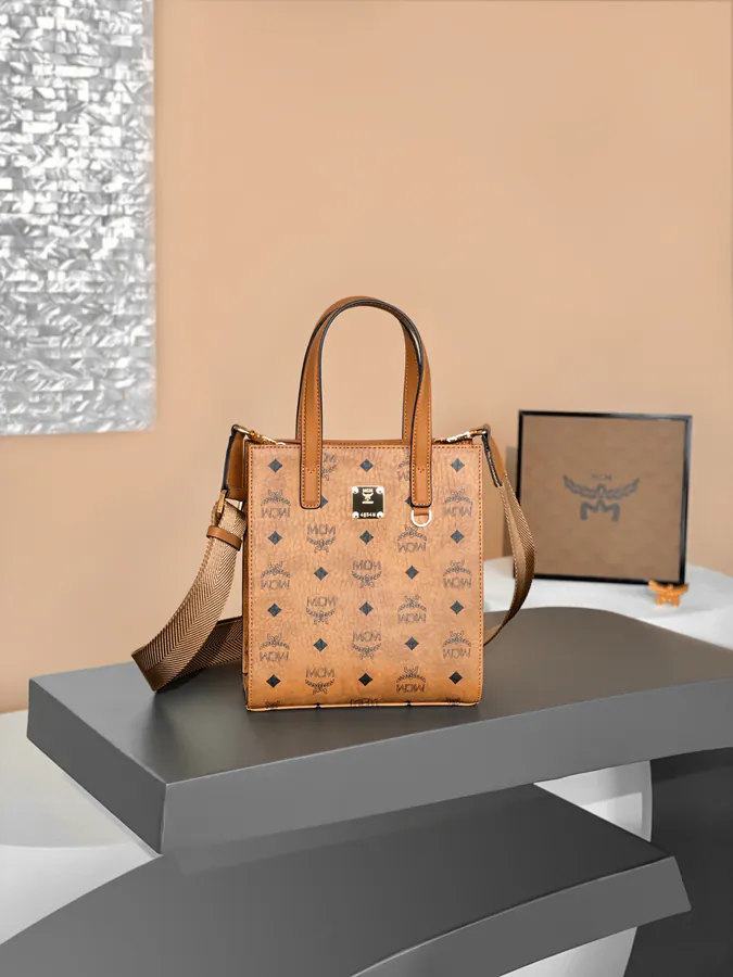 MCM Klassik Visetos Mini Crossbody
