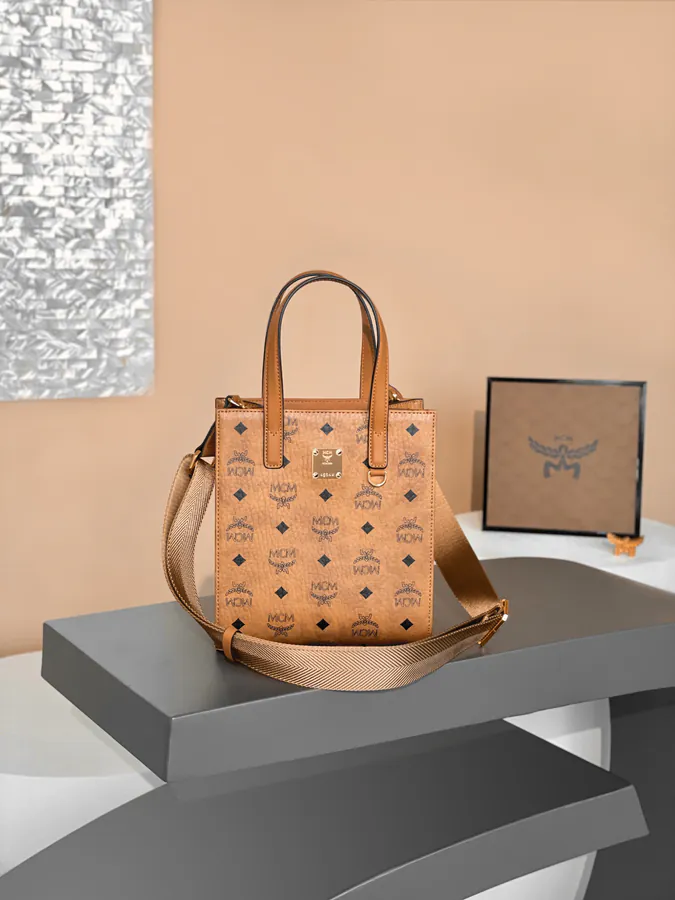 MCM Klassik Visetos Mini Crossbody