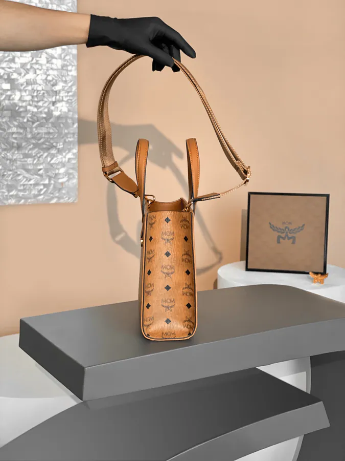 MCM Klassik Visetos Mini Crossbody