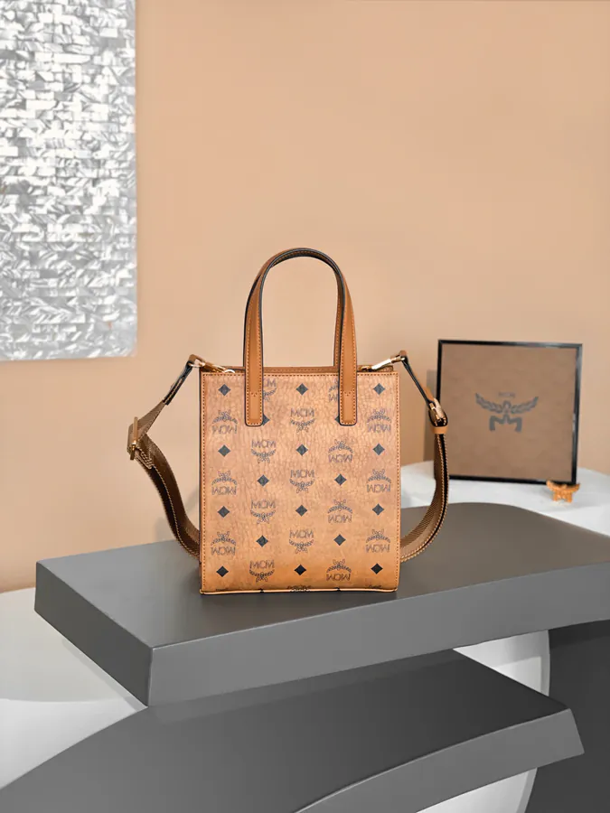 MCM Klassik Visetos Mini Crossbody