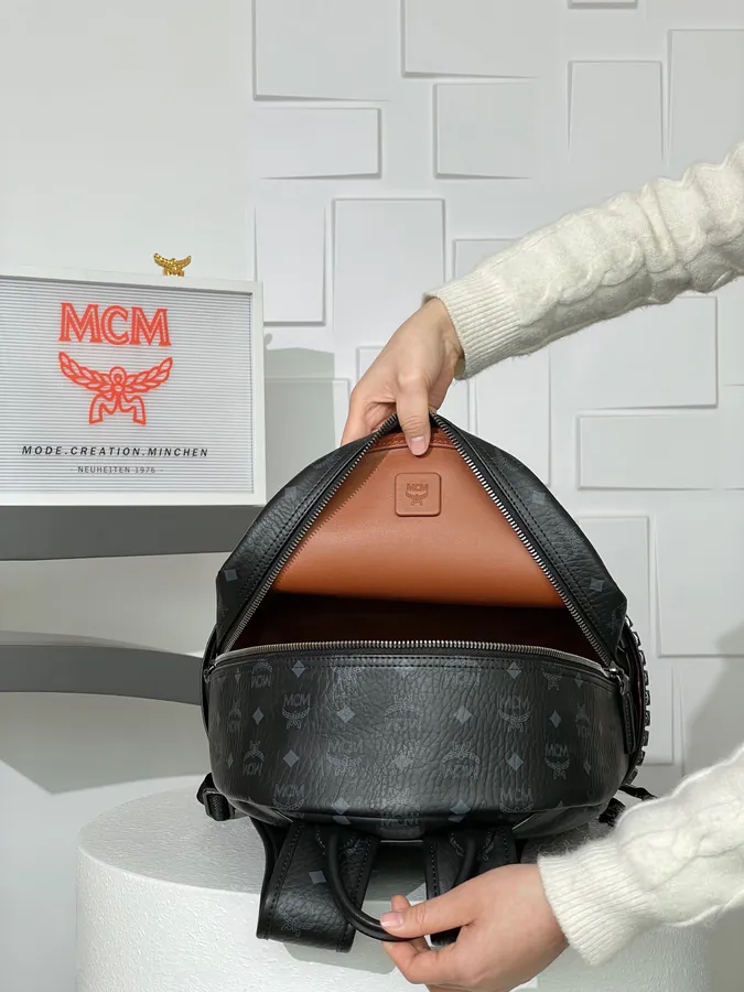 MCM Star Visetos Backpack New Edition