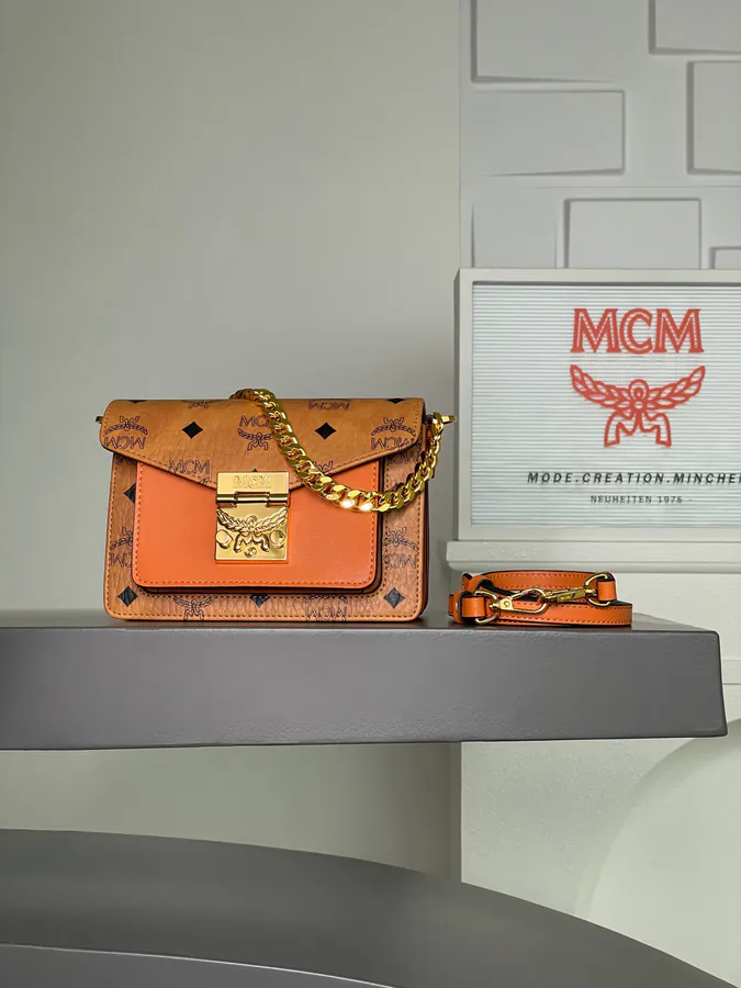 Mini Tracy Crossbody Bag in Classic Cognac