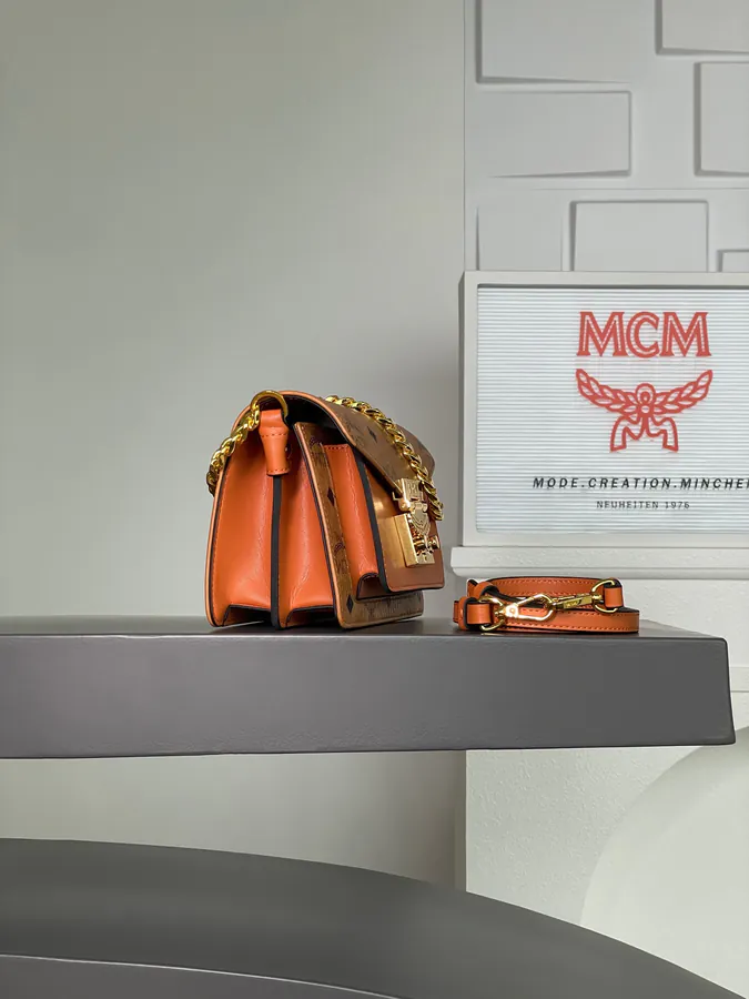 Mini Tracy Crossbody Bag in Classic Cognac