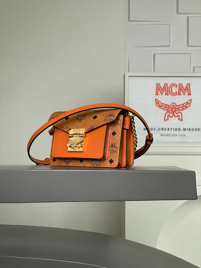 Mini Tracy Crossbody Bag in Classic Cognac