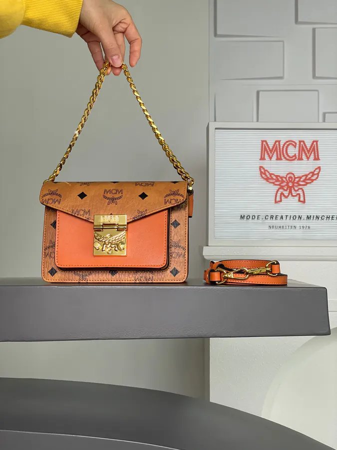 Mini Tracy Crossbody Bag in Classic Cognac
