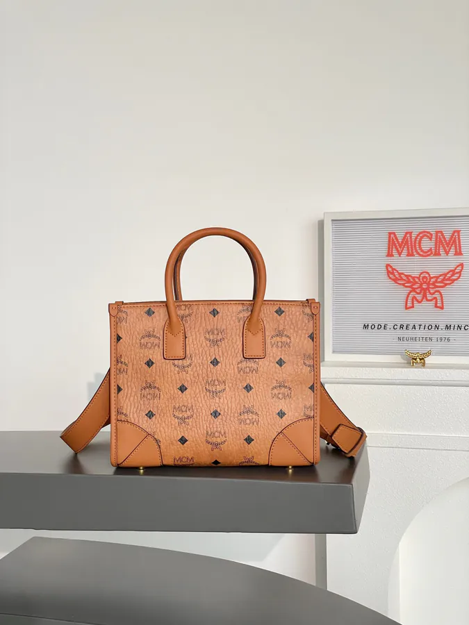 MCM München Visetos Handbag Mini