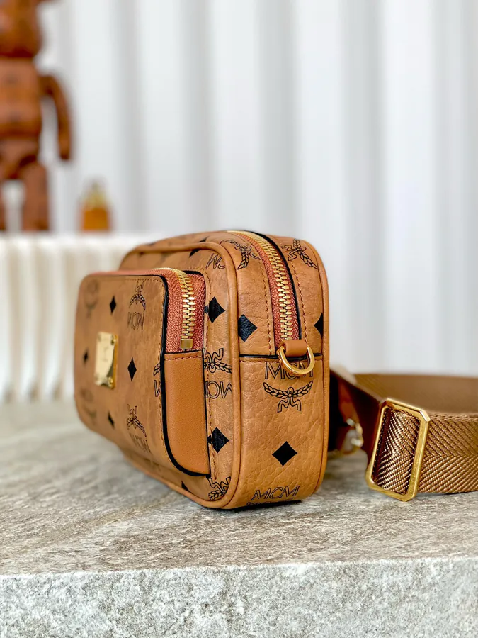 MCM Aren Visetos Mini Crossbody Bag