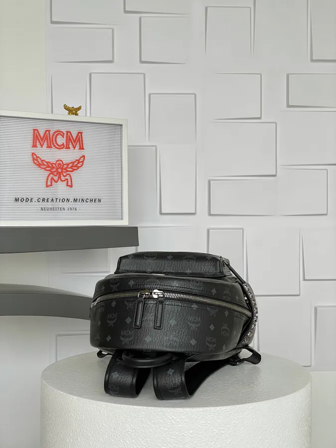 MCM Star Visetos Dual Shoulder Bag