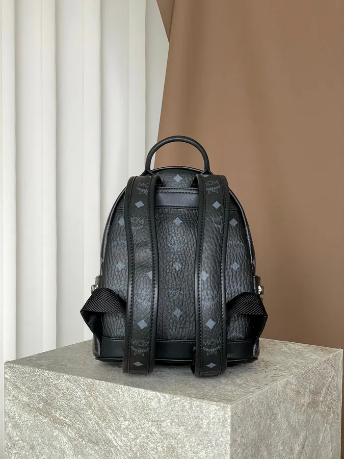 Mini Stark Visetos Backpack Black