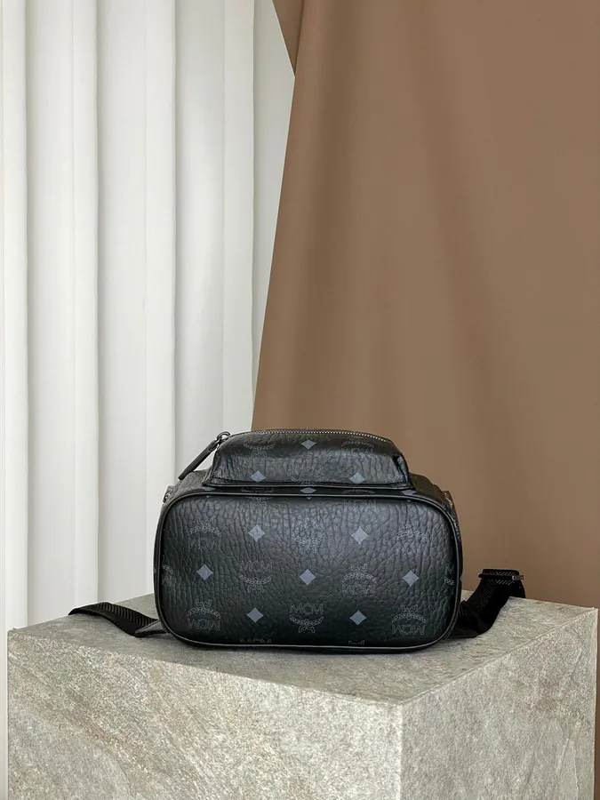 Mini Stark Visetos Backpack Black