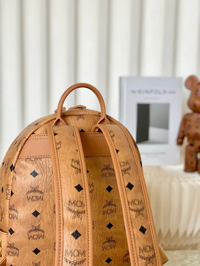Small MCM Stark Visetos Backpack