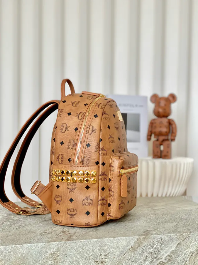 Small MCM Stark Visetos Backpack