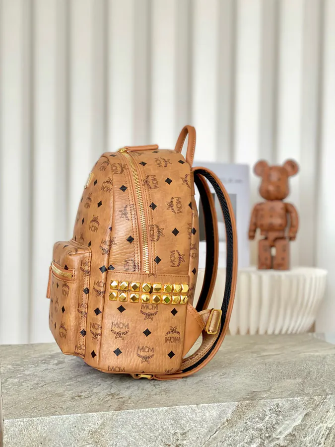 Small MCM Stark Visetos Backpack