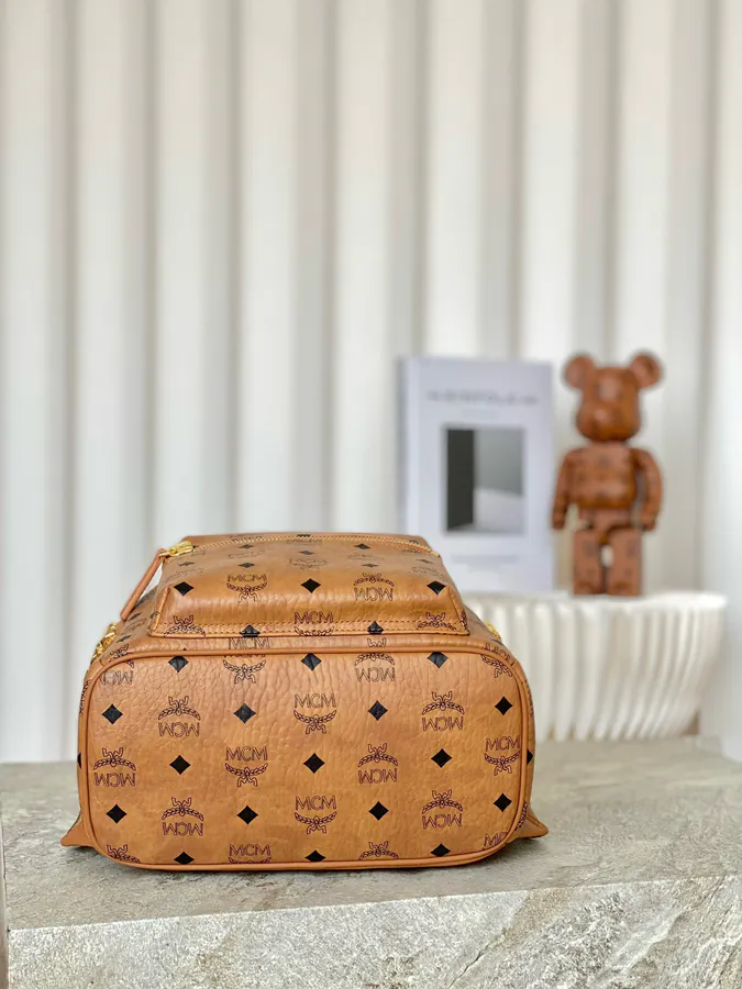 Small MCM Stark Visetos Backpack