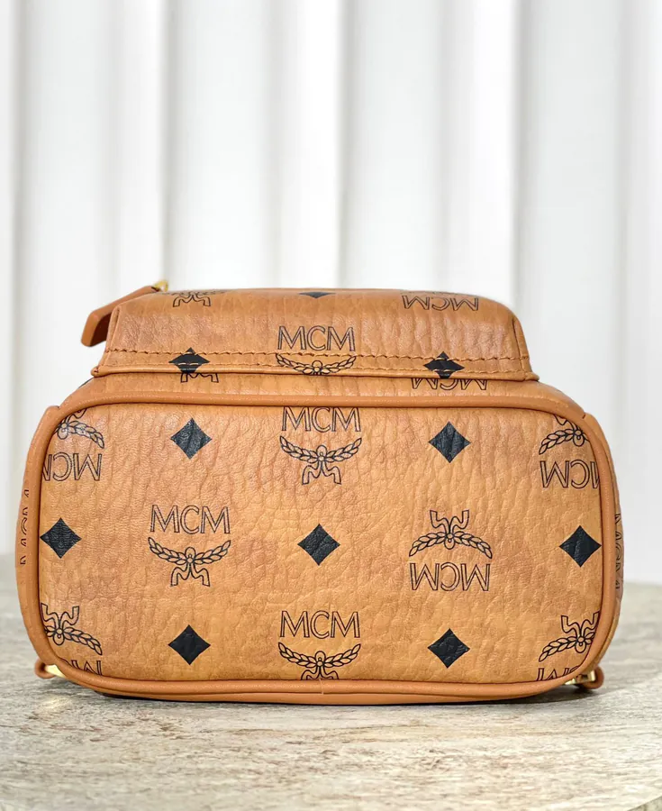 Mini MCM Stark Visetos Backpack