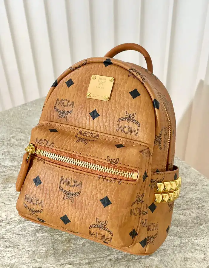 Mini MCM Stark Visetos Backpack