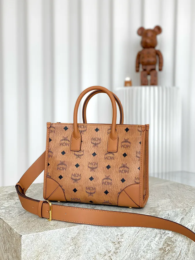 MCM München Visetos Handbag Mini Size