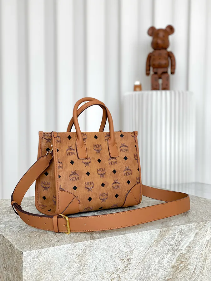 MCM München Visetos Handbag Mini Size