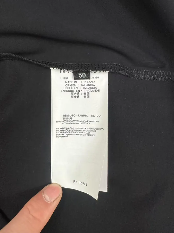 EMPORIO ARMANI 25SS Short Sleeve T Shirt