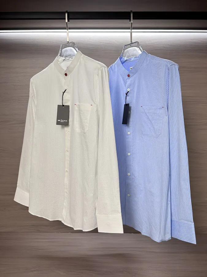 Kiton 2025 Spring Summer New Collection Classic Brand Small Red Button