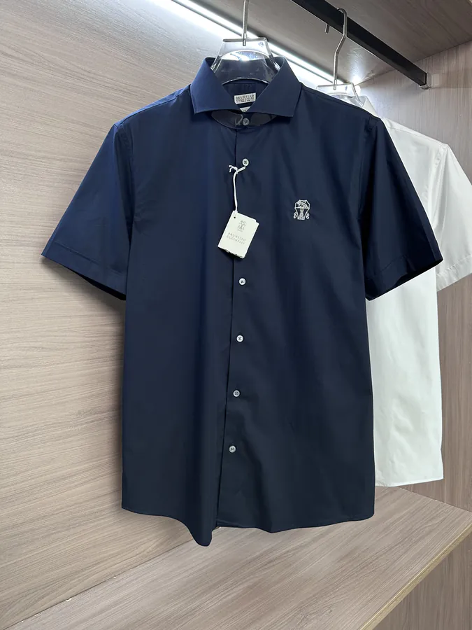 BC 25SS Summer New Men's Business Casual Cotton Shirt, Classic Essential