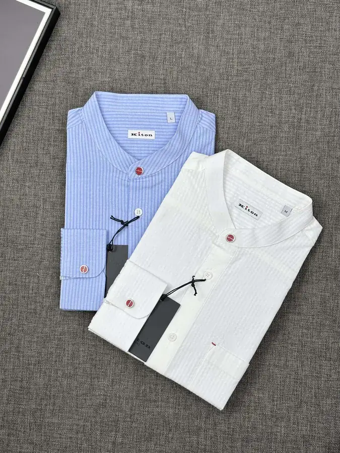 KITON Red Point Heart 25SS Spring Summer New Long Sleeve Shirt