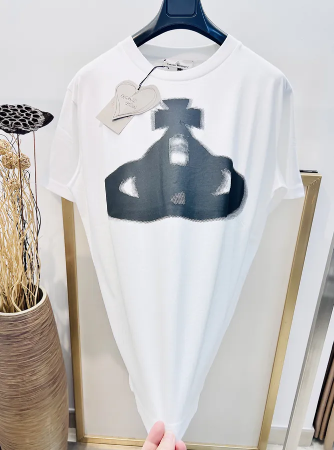 ViVi T恤 Limited Edition Saturn Print, SMLXL, Black & White