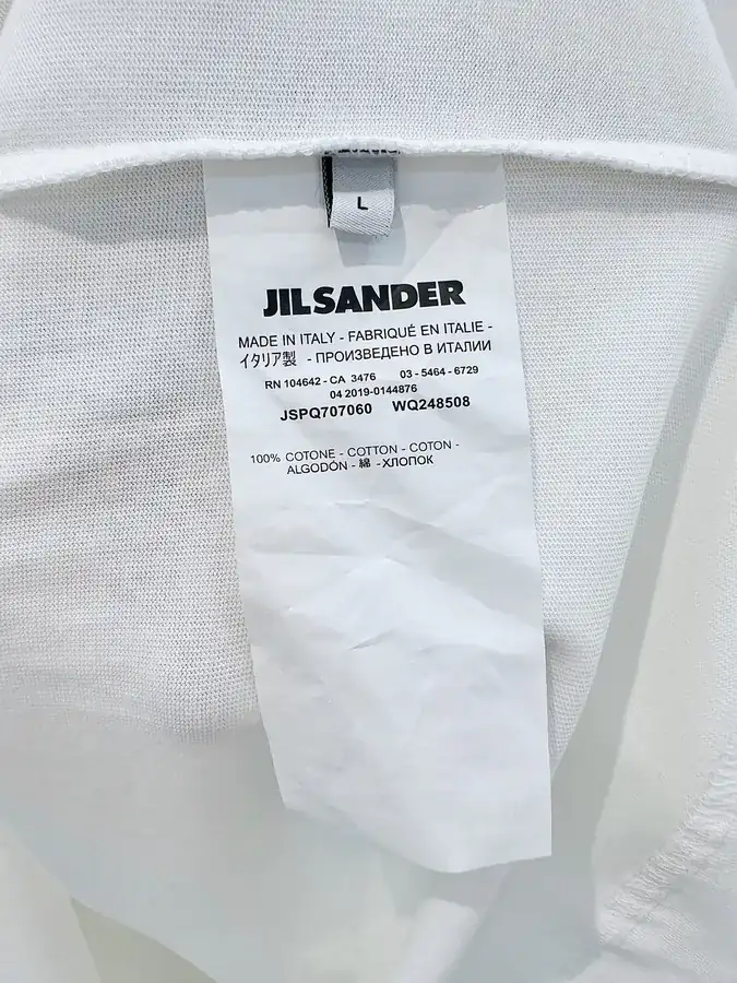 JIL S*NDER Mini Floral Print Oversized T Shirt