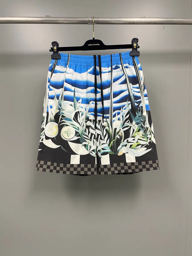 24ss New Print Beach Shorts by Lvji