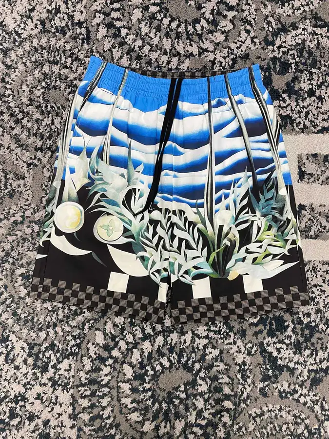 24ss New Print Beach Shorts by Lvji