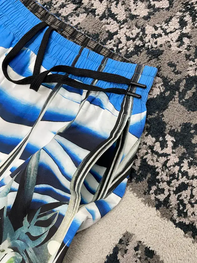 24ss New Print Beach Shorts by Lvji