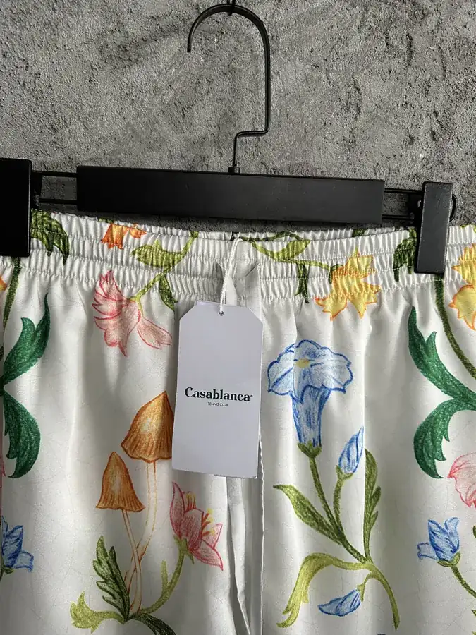 CASABLANCA 2024SS Floral Silk Shorts