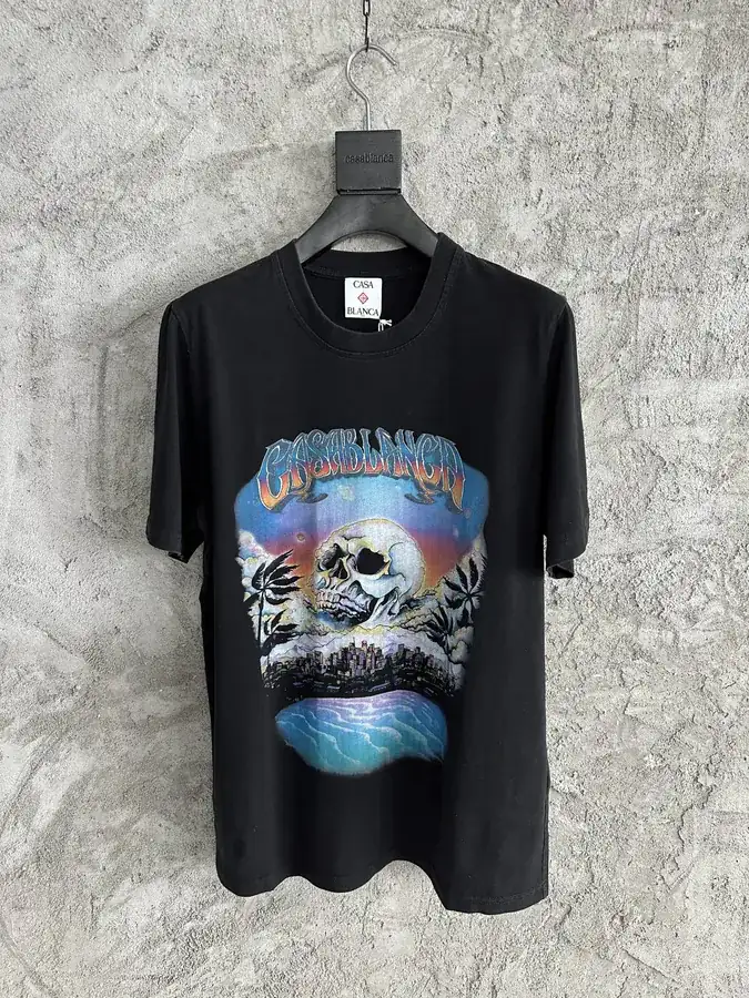 CASABLANCA 2025SS City Pattern Print Short Sleeve