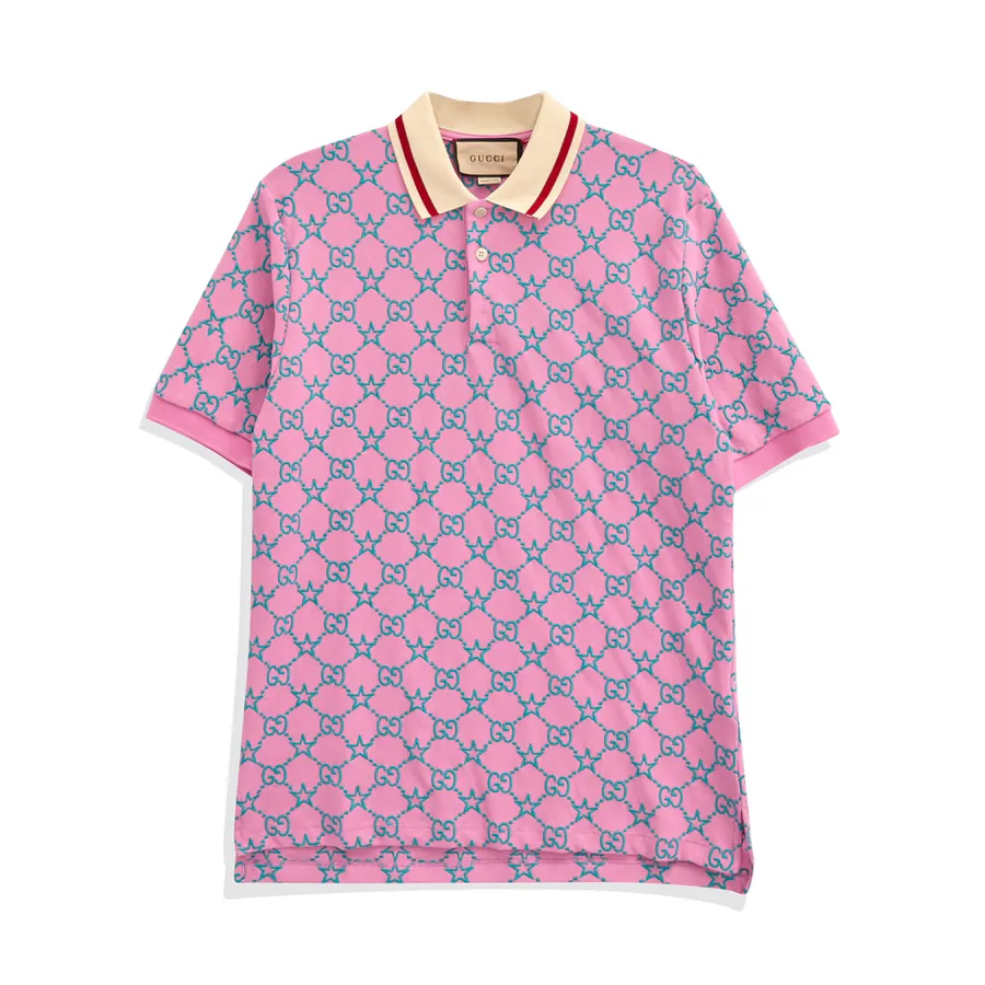 2022 Summer New Polo 5 Star Embroidery Double G Logo Short Sleeve