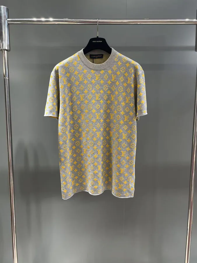P300 Monogram Short Sleeve Round Neck T Shirt